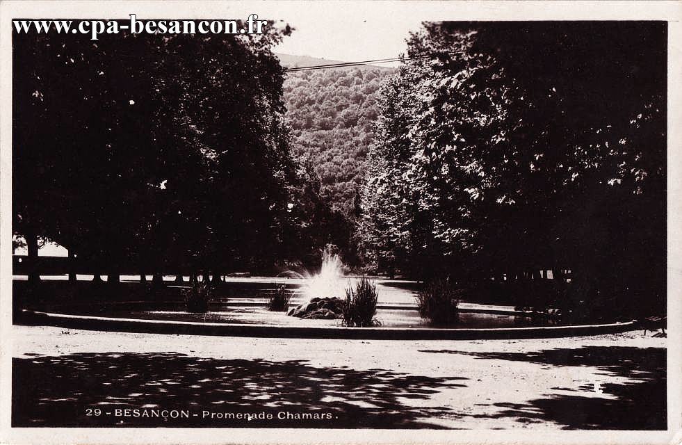 29 - BESANÇON - Promenade Chamars.